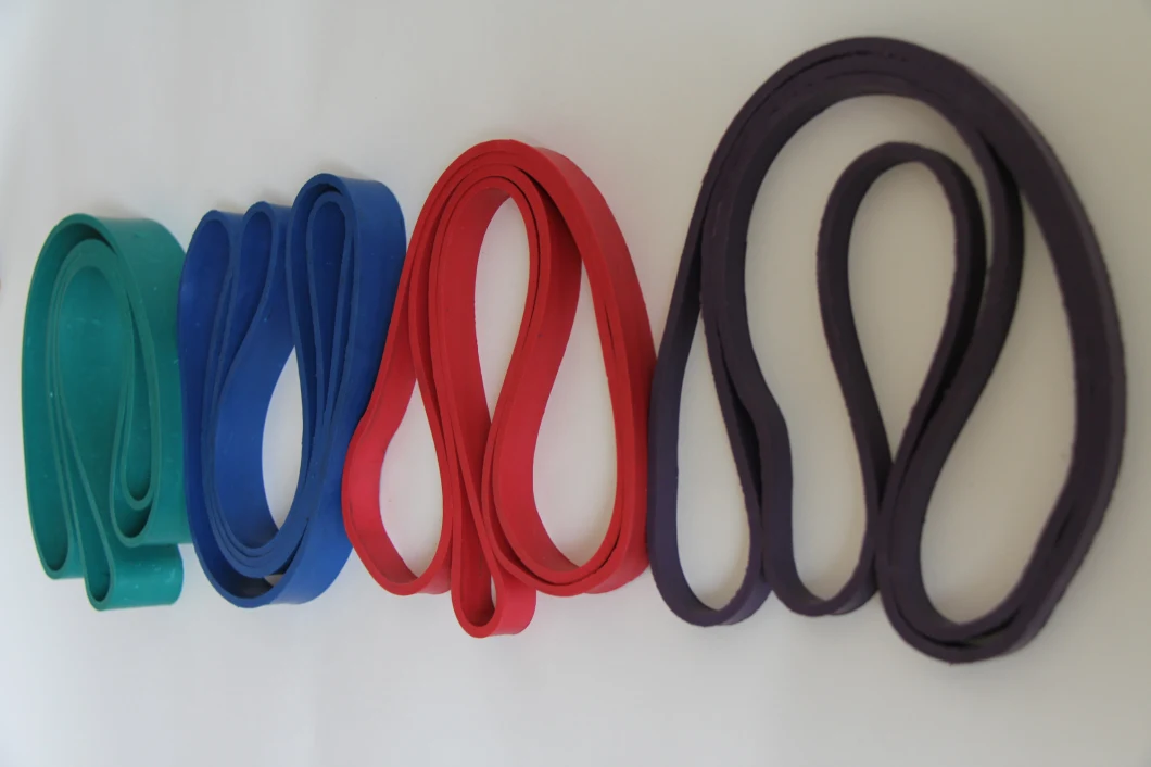 Custom Molded Durable Resistance Rubber Strength Bands Made From Natural Rubber (NR)