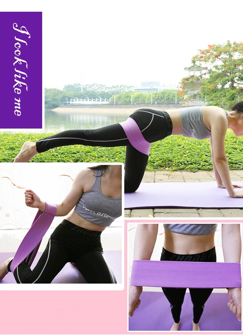 3PCS Set Yoga Exercise Bands for Home Gym Fitness Hip Resistance Band