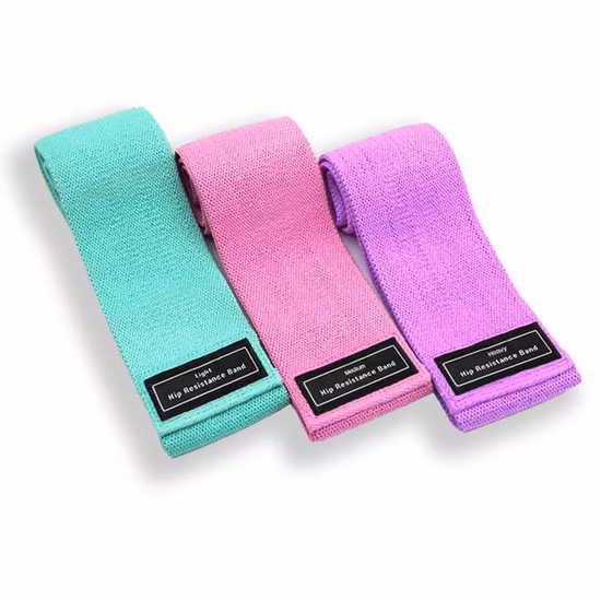 Sinocare No Rolling Fabric Elástico grande Fitness Booty Bands Resistencia Ejercicio Banda de resistencia a la cadera